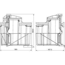 Naber Cabbi 4 50 l Anthrazit
