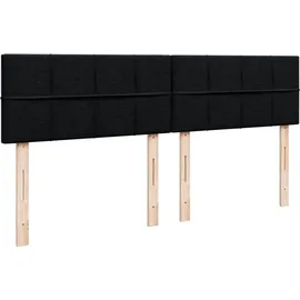 vidaXL Boxspringbett 180 x 200 cm Schwarz