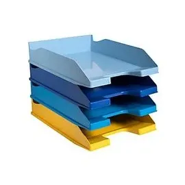 Exacompta BEE BLUE Set + 4 Briefablagen Combo Midi für A4+ sortiert