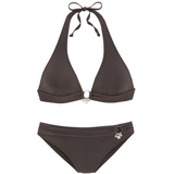 s.Oliver Triangel-Bikini »Tonia«, mit Accessoires, braun