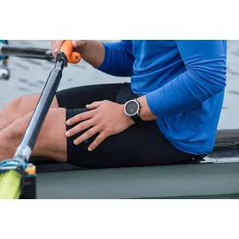 Garmin Fenix 7 Standard silber mit graphitfarbenem Armband