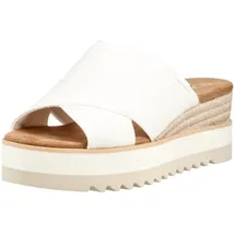 TOMS Diana Mule white canvas/woven detail 38,5