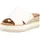 TOMS Diana Mule white canvas/woven detail 38,5