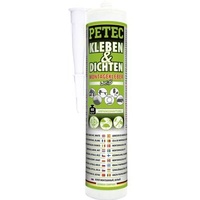PETEC Kleben & Dichten 290 Ml Weiß Montagekleber Glas Metall Klebstoff Klebe: Petec 94529