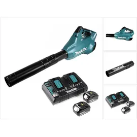 Makita DUB 362 PM inkl. 2 x 4,0 Ah + Doppelladegerät