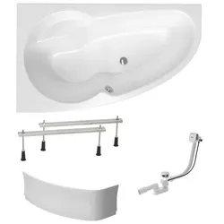 Laguna Luiza Asymmetrische Badewanne SIKOLU1500LAPNP