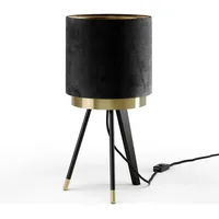 Vichy Vichy, Tischlampe, Goldamo, Schwarz/Gold (E27)