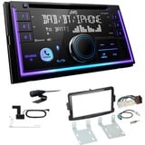 JVC KW-DB95BT Autoradio Bluetooth DAB+ für Dacia Duster piano black ab '13