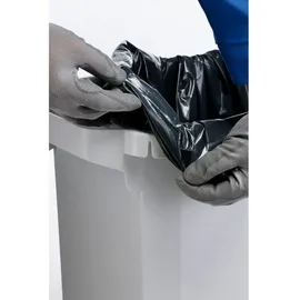 Durable Durabin 60 l grau mit schwarzem Deckel