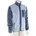 Yumiori Full Zip Fleecejacke mit Logo-Stitching Modell Rauchblau L