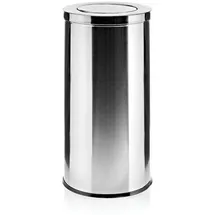 Was Abfalleimer 80 l Silber