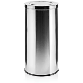 Was Abfalleimer 80 l Silber