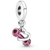 Pandora Hantel & Herz Silber 799545C01