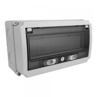 TP Electric Stromverteiler IP66 Verteilerkasten Sicherungskasten 13-Module Aufputz TpE