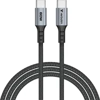 Verbatim Ladekabel, USB-C/USB-C, 1.2m, schwarz Sync&Charge, 60W 120 cm