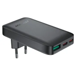 ACEFAST A100 65W GaN 2 Usb-C+ USB-A Ladegerät – Schwarz