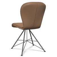 bert plantagie Stuhl Blake-Spin 613-C Komfort Leder Braun Hellbraun