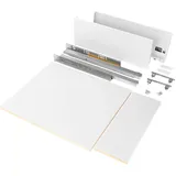Emuca Schubladen-Kit 900 mm 93 mm Höhe Weiß
