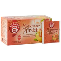 Teekanne Mediterraner Pfirsich Früchtetee 20 x 2,5 g