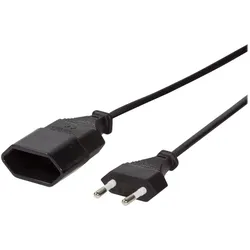 LogiLink Spannungsversorgungs-Verlängerungskabel - Eurostecker (M)