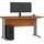akord furniture factory Pc-schreibtisch Akord Bm135 in der Farbe Erle B135 x H76 x T60 cm