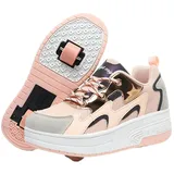 Mateju 2-in-1 Multifunktions-Rollschuhe für Kinder, Jungen & Mädchen, 37 EU, Pink, Sport, Hochzeit, Unisex, Sneaker, Athletic Shoe, Rollschuhe - 37 EU