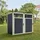 pro.tec Mülltonnenbox Tarbek 146 x 121 x 82 cm grau