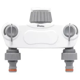 Bradas 2-Wege-Verteiler 1" auf 3/4" weiß
