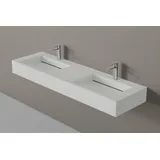 Bernstein Wandbecken Bernstein TWG16 aus Mineralguss 153 x 45 x 15 cm Weiß matt ohne Untergestell