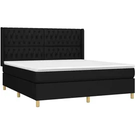 vidaXL Boxspringbett 180 x 200 cm Schwarz