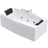 Home Deluxe NOOR Whirlpoolbadewanne 173 x 80 cm (ca. 84 cm)