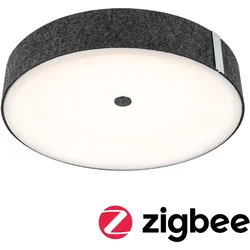Paulmann LED Deckenleuchte Malika 2500lm Smart Home Zigbee dimmbar Anthrazit