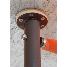 Angerer Klemmmarkise Exklusiv 250 cm grau/weiß