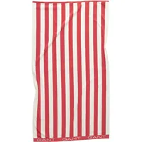 GANT Strandtuch 1er Pack 'BLOCK STRIPE BEACH TOWEL' Weiß/Rot
