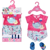 BABY BORN Bath Set Pyjama und Clogs Blau (830628)