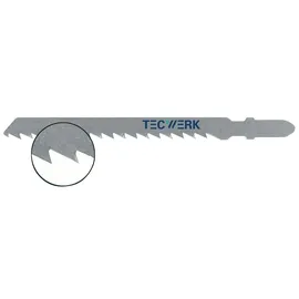tecwerk Stichsägeblatt Gesamt-L.100 mm Zahnt.4 mm S.1,27 mm 25 St./Karte