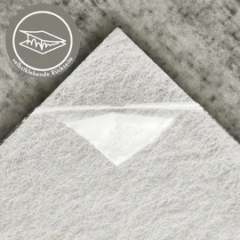 Andiamo "Paris Nadelfilz, Gesamthöhe 4 mm, grau hellgrau 25 Stück & strapazierfähig, (4 qm)