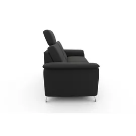 sit&more 2,5-Sitzer SIT & MORE "Palmera, B: 179 cm", schwarz, B:179cm H:89cm T:89cm, 100% Polyester, Sofas, mit Federkern