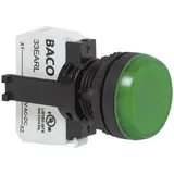 BACO L20SE20L Meldeleuchte mit LED-Element Grün 24 V/DC, 24 V/AC 1St.