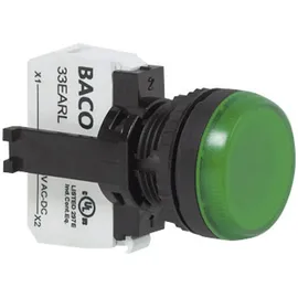 BACO L20SE20L Meldeleuchte mit LED-Element Grün 24 V/DC, 24 V/AC 1St.