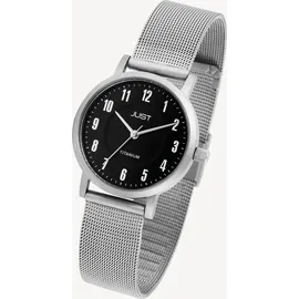 Just Titan Damenuhr mit Edelstahl-Milanaisearmband, 5 ATM