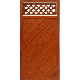 Andrewex Sichtschutzzaun Toulon 90 x 180 cm teak