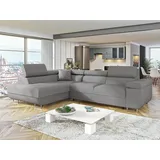 Mirjan24 Ecksofa Torezio, mit Bettkasten und Schlaffunktion, Moderne Schlafsofa (Lux 05, Seite: Links)
