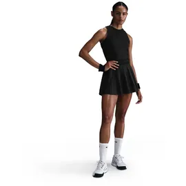 Nike Court Advantage High-Waist Falten-Tennisrock Damen Rock, schwarz - US: L