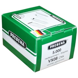 Prebena VX08CNK Heftklammern 5000 St. Abmessungen (L x B) 8mm x 11.30mm