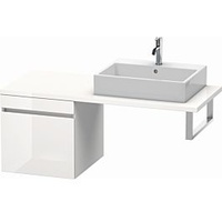 Duravit DuraStyle Waschtisch-Unterschrank DS533202218 50 x 54,8 cm, weiß hochglanz/weiß matt, für Konsole, 1 Auszug