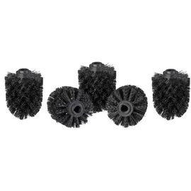 Relaxdays WC-Bürstenkopf 5er Set Schwarz