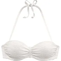 SUNSEEKER Bügel-Bandeau-Bikini-Top Damen Weiß 38 Cup E