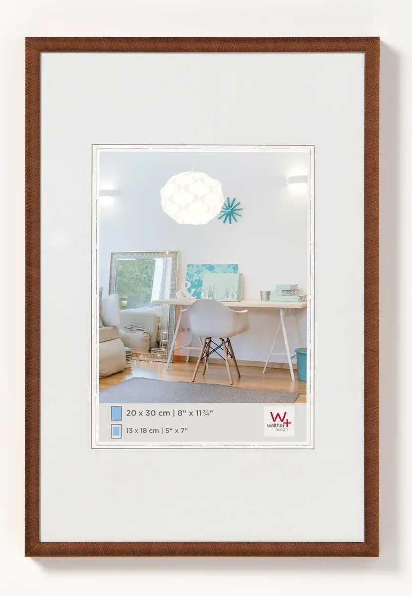 Walther Bilderrahmen New Lifestyle Kunststoff Normalglas / Floatglas / Bronze / ...