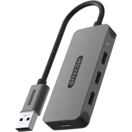 Sitecom USB-A zu 4x USB-C Hub (15?cm)